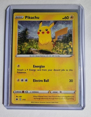 mcdonalds shiny pikachu card