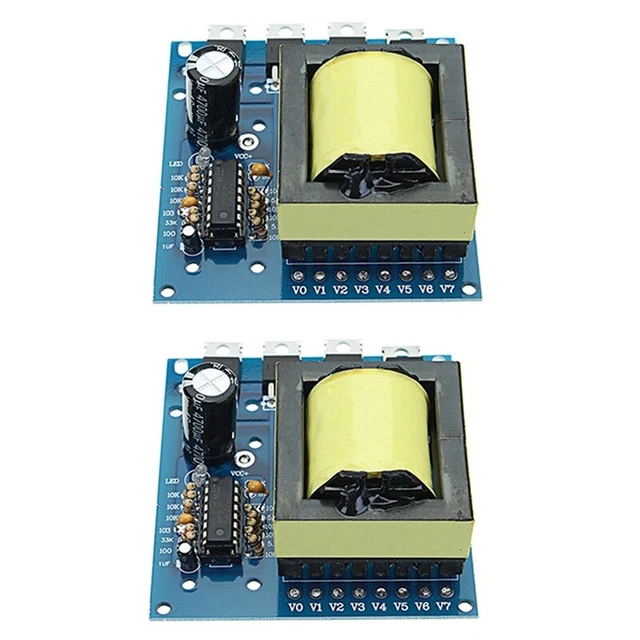 2x DC 12V to AC 220V 380V 500W Inverter Boost Board Transformer Car KonvG6W1
