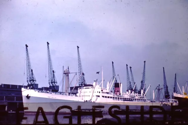 Port Phillip Royal Albert Dock Kodachrome Colour Slide