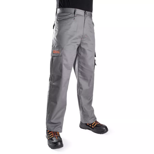 Men's Combat Work Trousers Cargo Pants Multi Pockets 30W 33L