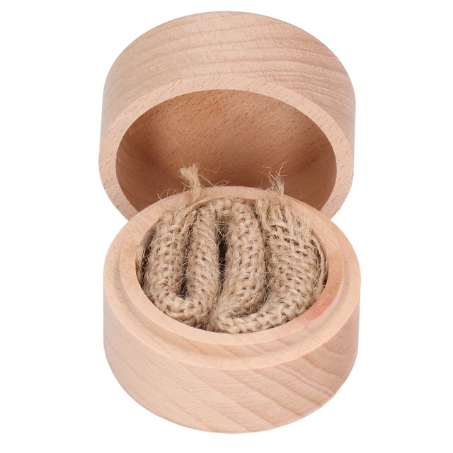 Boîte à Bagues En Bois Au Design Rétro Petite Et Légère Boîte