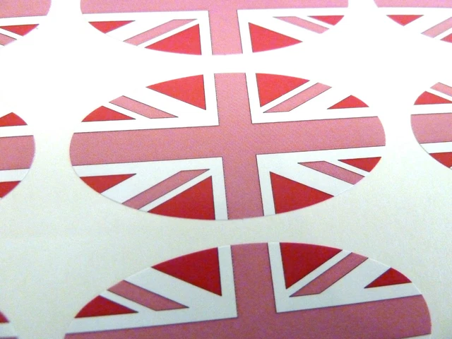 Distintivo Bandiera Union Jack Smaltato Autoadesivo Metallo Classico GB - Foto 2