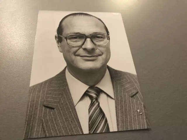 JACQUES CHIRAC - PHOTO DE PRESSE ORIGINALE  13x18cm   ⚡️