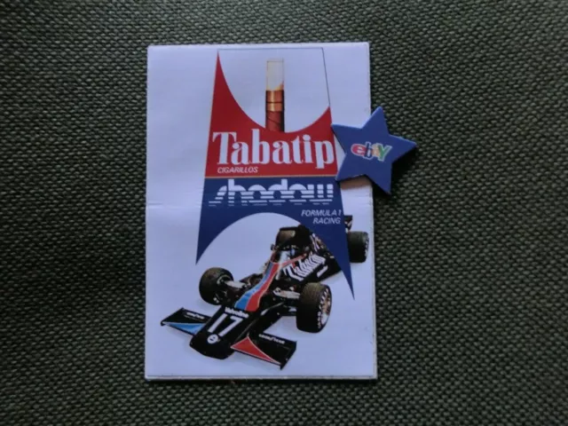 Tabatip Shadow Formel 1 Aufkleber/Sticker,Sammlerstück,Erstbesitzer