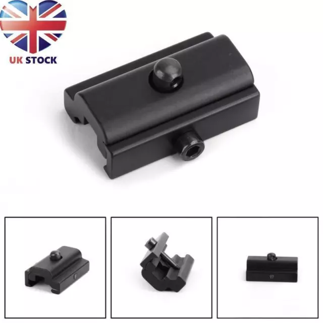 Rifle Bipod Sling Swivel Stud Adapter for 20mm Weaver/Picatinny Rail Mount UK`