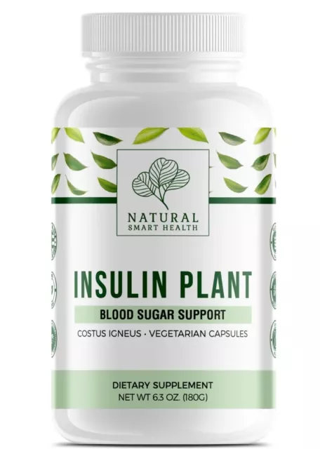 Natural Smart Health Insulin Plant Blood Sugar Support 6.3oz (180G) 300 Count