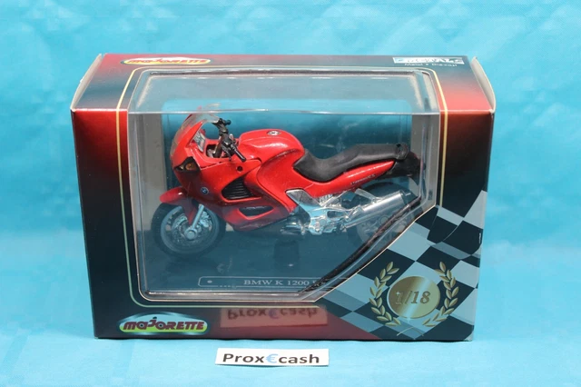 Majorette 1/18 Moto BMW K 1200 RS Rouge