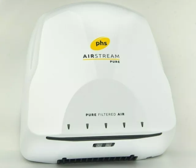 Hand Dryer Auto Electric Commercial Airstream Pure Wall Mounted Filtered Air PHS