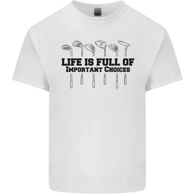 Golf Lifes Important Choices Funny Golfing Kids T-Shirt Childrens