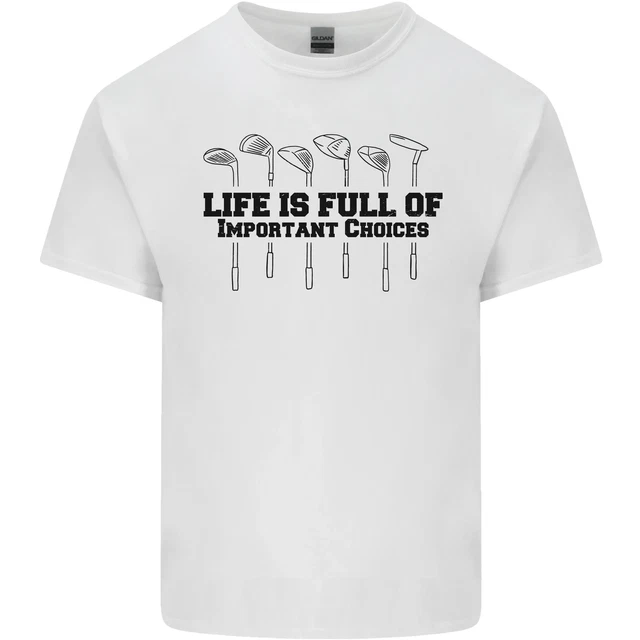 Golf Lifes Important Choices Funny Golfing Kids T-Shirt Childrens