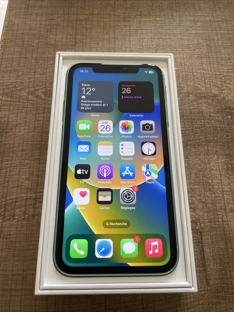 Apple iPhone 11 - 64Go - Vert (Désimlocké)