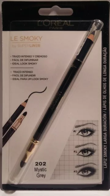 Crayon Color Riche Super Liner Le Smoky 202 Mystic Grey L'Oréal