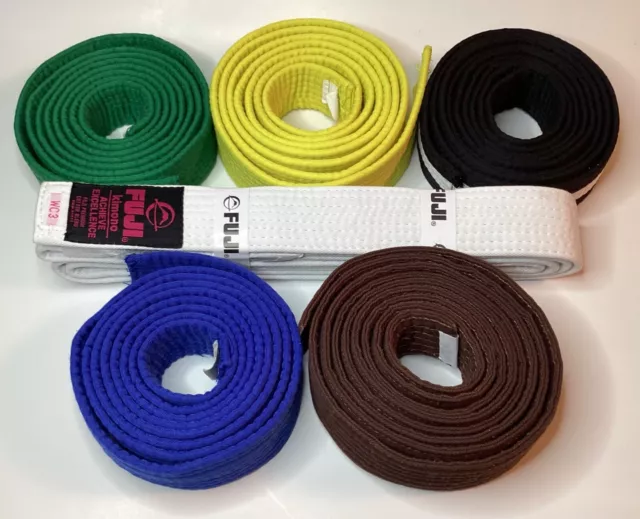 6Pc Assorted Martial Art Belts Various Brands, Colors & Sizes- 1 Of The 6 Is New