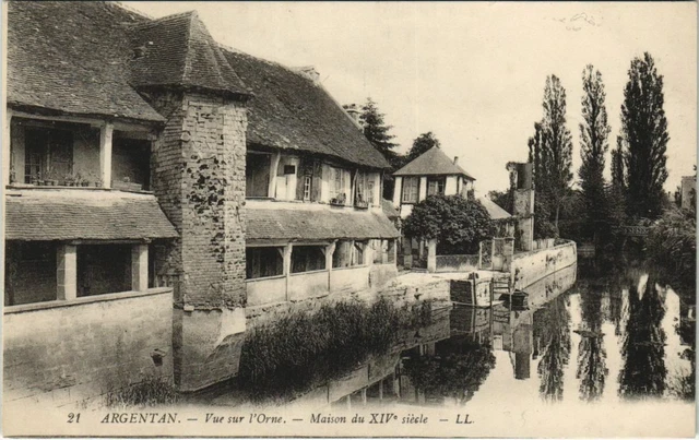 CPA ARGENTAN-View of the Orne (29545)