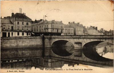CPA laval the pont neuf et la mayenne (685999)