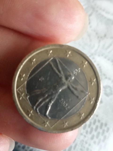 1 Euro Münze Leonardo Da Vinci 2002 Fehlprägung Erkennen 1 EURO MÜNZE Fehlprägung "Leonardo Da Vinci " Italien 2002 EUR 350,00