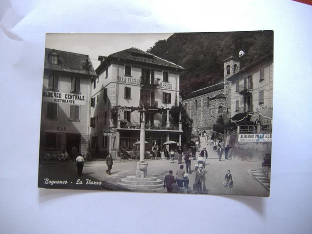 Cartolina  BOGNANCO  VB  anni 60   Piazza