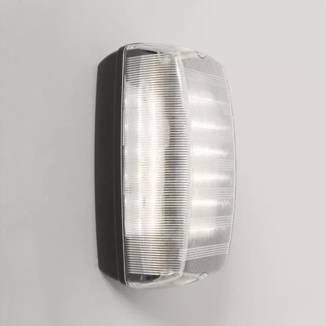 LED Outdoor Wall Light Bulkhead Clear 6W IP65 Strong Construction Weatherproof