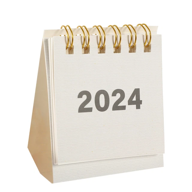 Calendrier De Bureau Sous Ain Calendrier Vierge Detachable Petit Bloc-notes Sur Pied Feuilles