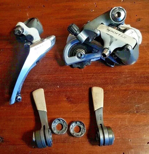 GROUPE DERAILLEURS EXAGE Sport LX SHIMANO velo course vintage