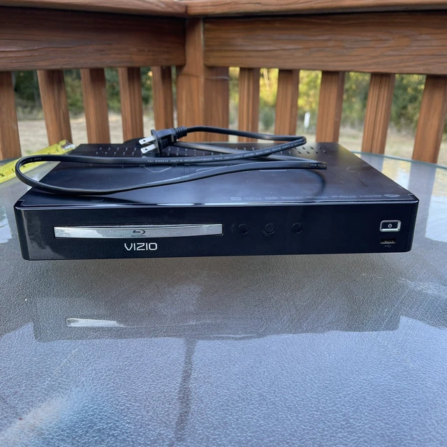 VIZIO BLU RAY / DVD Player Model VBR120 Tested 1080P Full HD No Remote