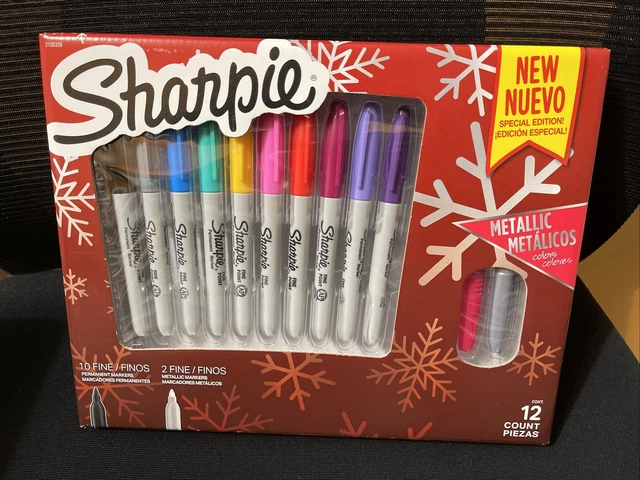 Sharpie Special Edition Assorted Colors Fine Point Tip Permanent Markers-12ct.