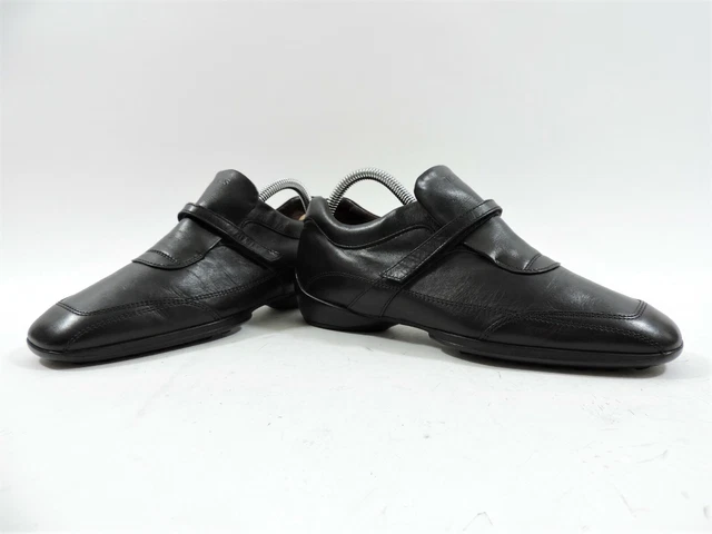 TODS ZAPATOS MUJER Cuero Negro Mocasines Planos GB Eu