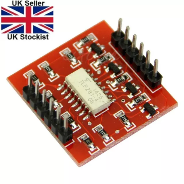 TLP281, 4 channel opto-isolator breakout for Arduino, optoisolator, optocoupler