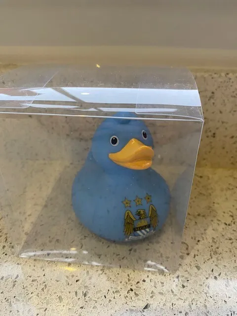 Manchester City FC Bath Time Duck Official Merchandise Gift NEW FREE POST