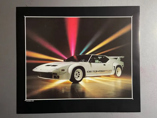 De Tomaso Panera Coupe Picture, Print, Poster - RARE!! Awesome Frameable L@@K