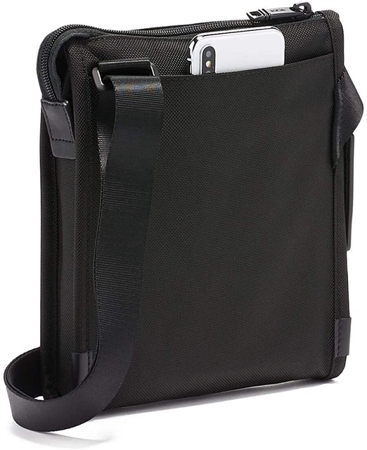 TUMI - Alpha 3 Small Pocket Crossbody Bag Black NEW 3