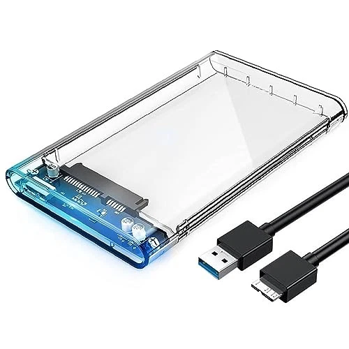 Boîtier Disque Dur Externe USB-C 3.1 Gen 2 - Pour SSD/HDD 2.5" SATA - 5 Gbps, UASP, Trim - Sans Outil - 6