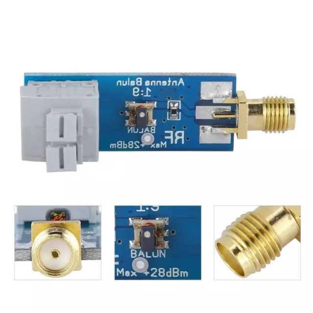 Receptor de señal RTL-SDR de antena 1:9 HF de alta calidad 28dBm