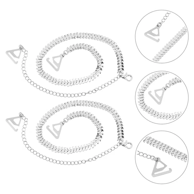 Cinturini Intimo Invisibile Reggiseno Senza Spalline Reggiseno Cristallo Argento Ferrolega
