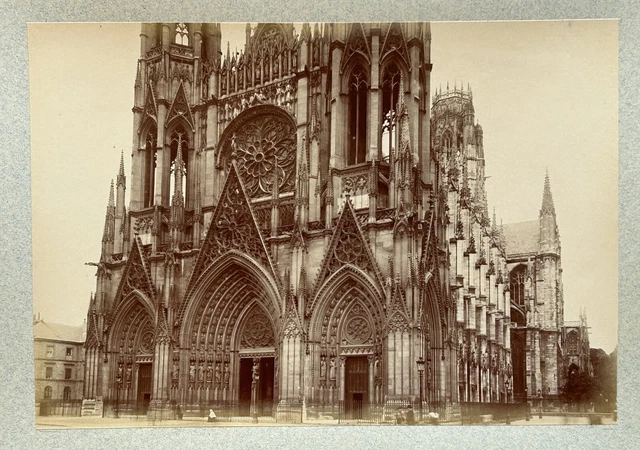 Frankreich Rouen Kirche Saint-Ouen 30 Août 1891 Foto Sauger Vintage Albumin Bn2