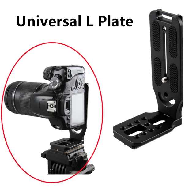 Camera L Bracket Vertical Horizontal Switching Tripod Head Quick Release Plate