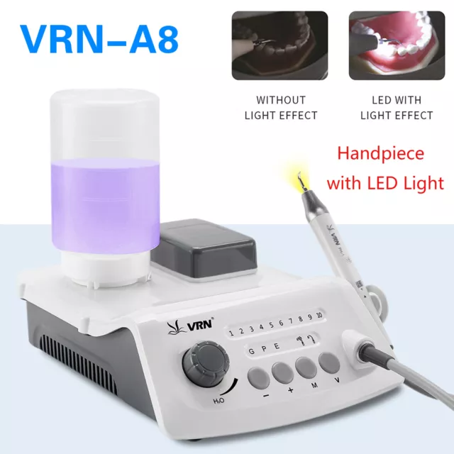 VRN-A8 Dental Ultrasonic Piezo Scaler Detachable LED Handpiece F EMS/Woodpecker
