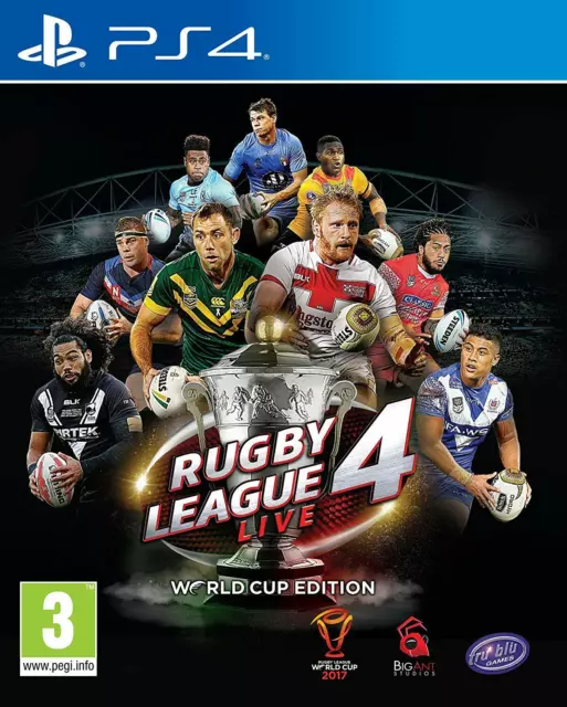 Rugby League Live 4 World Cup Edition Sony PS4 Playstation 4 NRL Footy Game