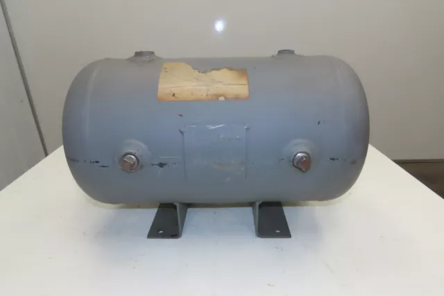 Brunner Horizontal Compressed Air Tank Receiver 10 Gal 200 PSI 12"x 22"L