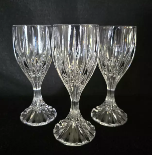 3 Mikasa Park Lane Cordial Liqueur Aperitif Glasses Sherry Sipping Stems