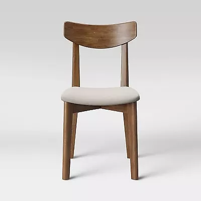 Astrid Mid-Century Upholstered Seat Dining Chair Walnut - Project 62