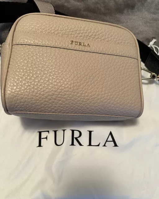 Furla Leather Camera Crossbody Bag