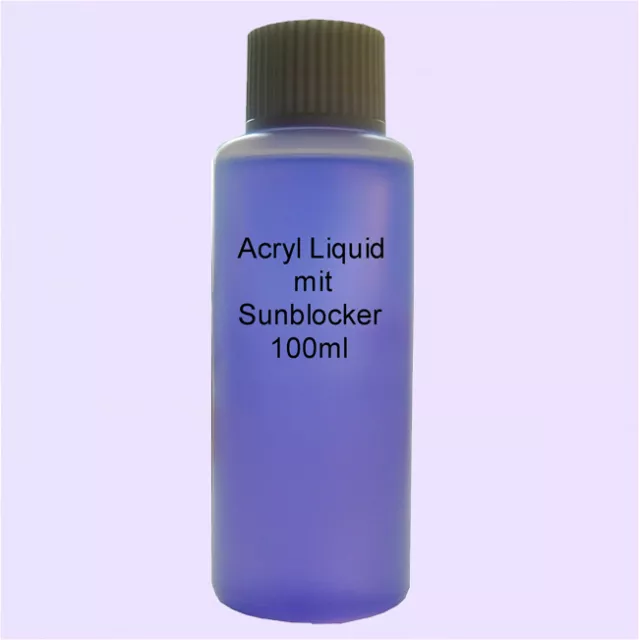 Acryl Liquid 100 ml mit Sun-blocker Acrylliquid Violett
