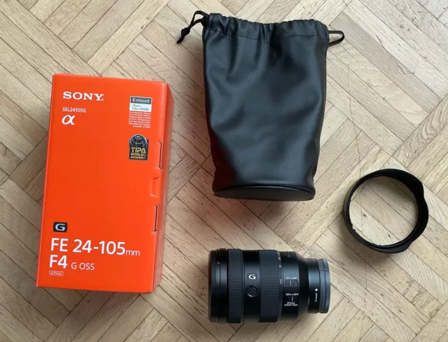 Sony FE 24-105mm f/4 G OSS Vollformatobjektiv - Schwarz