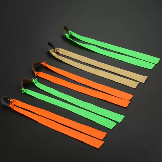 5 Powerful Multicolour Slingshot Rubber Band Catapult Elastic Strap 250mm X 20mm