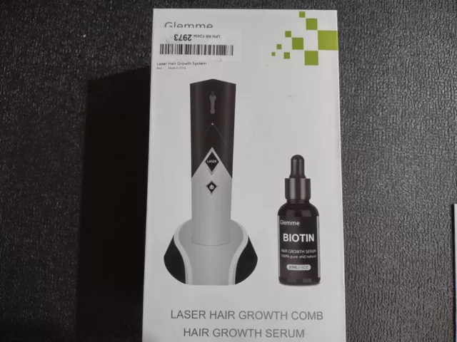 Glemme Laser Hair Growth Comb & Hair Growth Serum