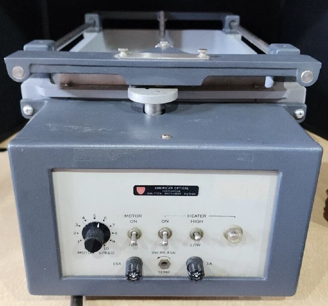 American Optical Temperature Control Water Bath w/ Shaker Tray 02156 - Tested!