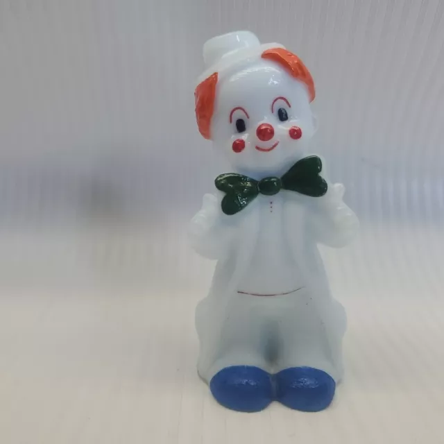 Vintage Boyd Art Glass Chuckles the Clown Candyland Hand Painted 3-3/4" Tall