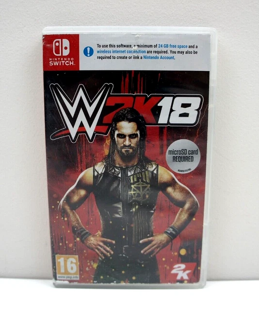 W2K18 WWE NINTENDO Switch Game Wrestling Region All Free Postage