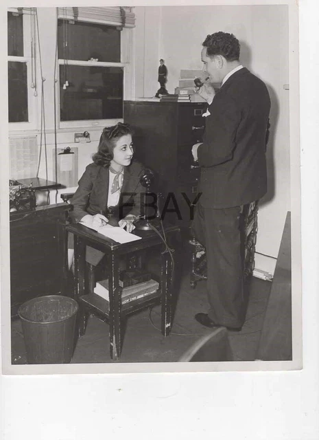 Frank Borzage w/his secretary Three Comrades VINTAGE Photo